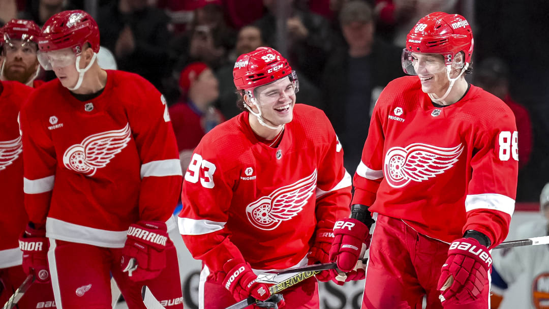 New York Islanders v Detroit Red Wings