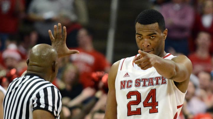 NC State basketball forward TJ Warren NC State basketball forward TJ Warren