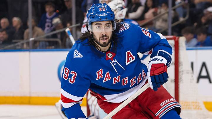 Apr 5, 2026; New York, New York, USA; New York Rangers center Mika Zibanejad (93) skates against the Washington Capitals during the second period at Madison Square Garden. Mandatory Credit: Danny Wild-Imagn Images Apr 5, 2026; New York, New York, USA; New York Rangers center Mika Zibanejad (93) skates against the Washington Capitals during the second period at Madison Square Garden. Mandatory Credit: Danny Wild-Imagn Images