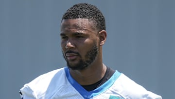 Carolina Panthers tight end Ja'Tavion Sanders