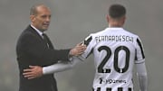 Massimiliano Allegri e Federico Bernardeschi