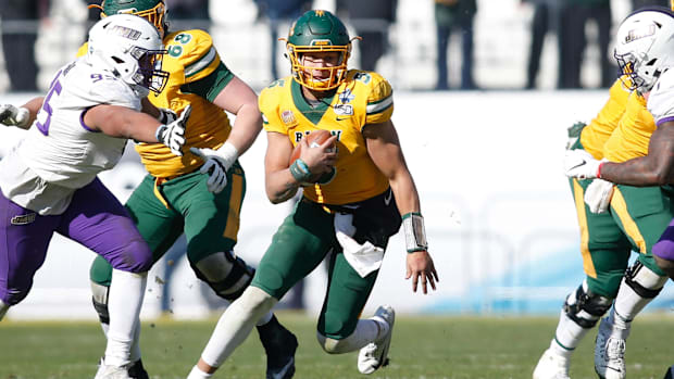 North Dakota State Bison quarterback Trey Lance
