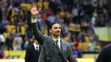 Zlatan Ibrahimovic, fait ses adieux.