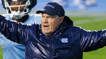 North Carolina head coach Bill Belichick
