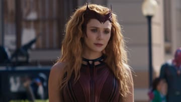 Elizabeth Olsen as Wanda Maximoff in Marvel Studios’ WandaVision. Photo courtesy of Marvel Studios. ©Marvel Studios 2021 All Rights Reserved. 
