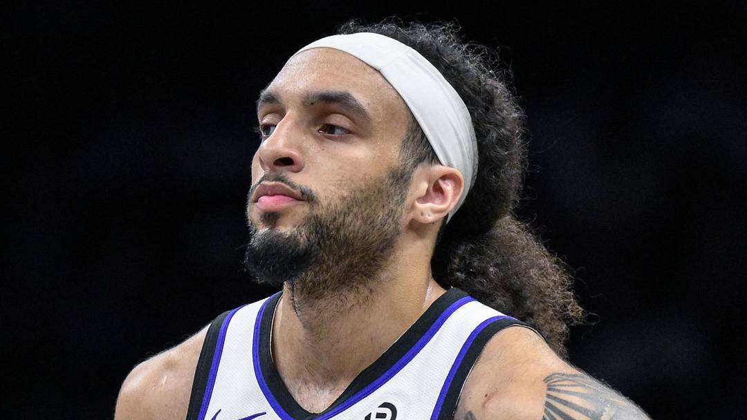 Sacramento Kings guard Devin Carter (22) against the Brooklyn Nets at Barclays Center on March 29, 2026.