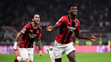 Davide Calabria e Rafael Leao