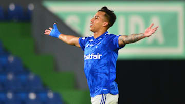 Kaio Jorge abriu o  placar para o Cruzeiro