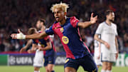 Lamine Yamal marcó ante el Inter de Milán 