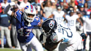 Buffalo Bills cornerback Christian Benford (47).