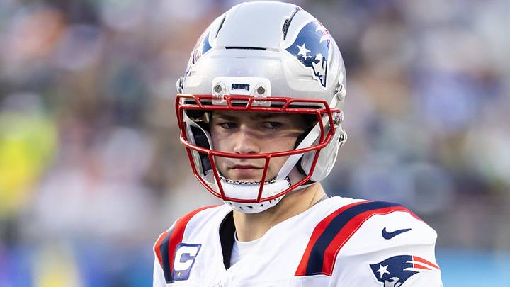 New England Patriots quarterback Drake Maye