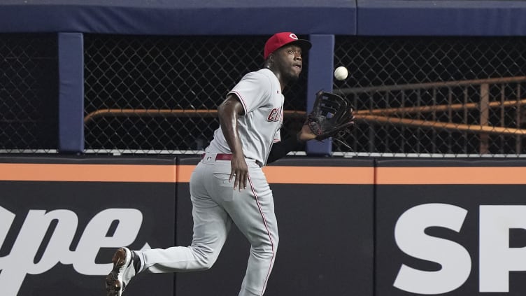 Cincinnati Reds outfielder Aristides Aquino