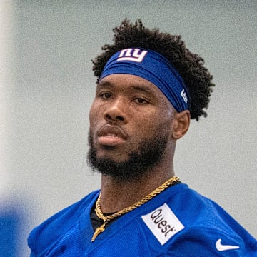 New York Giants running back Tyrone Tracy Jr.  