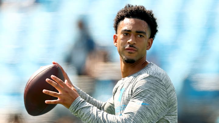 Carolina Panthers quarterback Bryce Young 