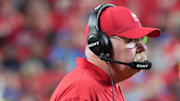 Oct 12, 2025; Kansas City, Missouri, USA; Kansas City Chiefs head coach Andy Reid during the second half at GEHA Field at Arrowhead Stadium. Mandatory Credit: Denny Medley-Imagn Images