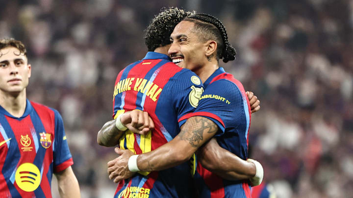 Barcelona, de Raphinha e Yamal, visita o Slavia Praga