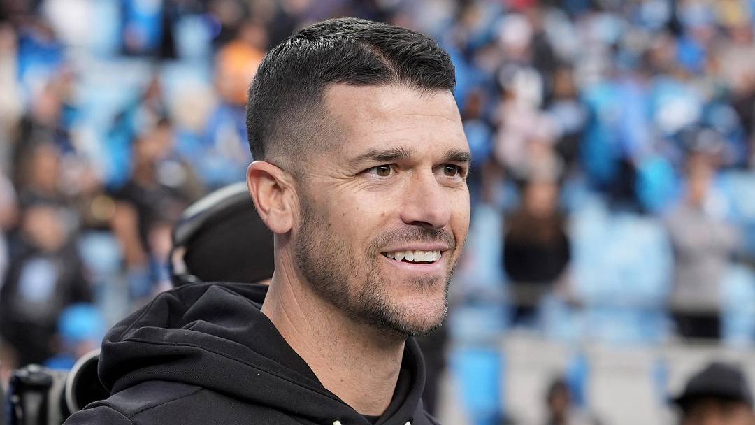 Carolina Panthers head coach Dave Canales 
