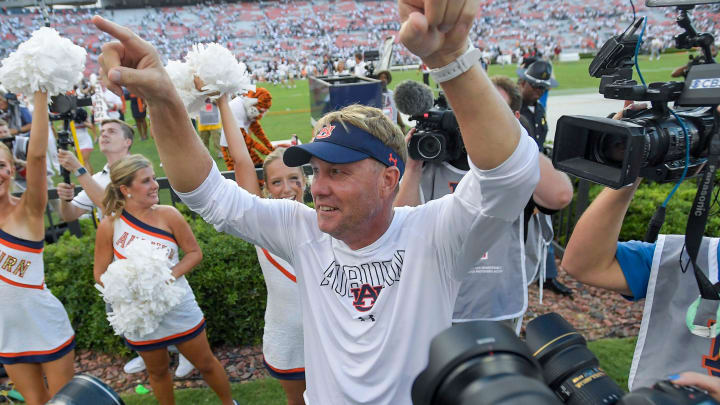 Auburn Tigers head coach Hugh Freeze