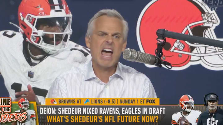 Colin Cowherd was incensed about Deion Sanders's stance on Shedeur turning down the Eagles and Ravens during the NFL draft. Colin Cowherd was incensed about Deion Sanders's stance on Shedeur turning down the Eagles and Ravens during the NFL draft.