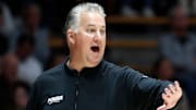 Purdue Boilermakers head coach Matt Painter yells down court 