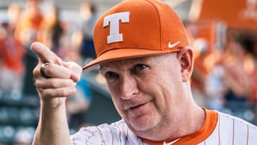 Texas Head Coach Jim Schlossnagle ahead of the Longhorns' game against the UTSA Roadrunners, March 18, 2025 at UFCU Disch-Falk Field in Austin.