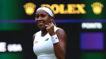 Coco Gauff at Wimbledon 2024