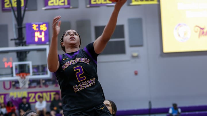 Montverde Academy junior Saniyah Hall recorded 18 points, five rebounds and four assists to guide the area’s No. 1-ranked team to a 78-24 victory against Lincoln Park Academy.