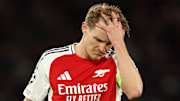 Arsenal's Martin Odegaard has struggled mightily for most of the season as pressure builds on the captain.