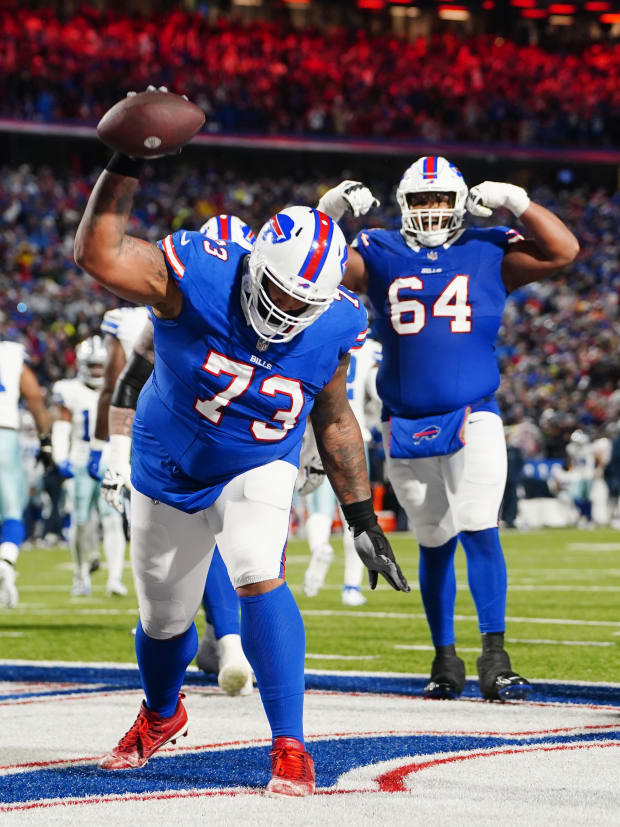 uffalo Bills offensive tackle Dion Dawkins