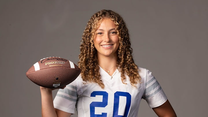 All County Flag Football - Auburndale High School -Demi Serman in Lakeland Fl. Friday June 7, 2024.
Ernst Peters/The Ledger All County Flag Football - Auburndale High School -Demi Serman in Lakeland Fl. Friday June 7, 2024.
Ernst Peters/The Ledger
