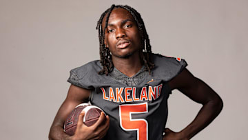 Shanard Clower scored three touchdown's in Lakeland's 35-34 overtime victory over Lake Mary - twice scoring on 80-yard receptions and also returning a kickoff 98-yards for a score. His third score came with less than 30 seconds remaining in the fourth quarter to help the Dreadnaughts reach overtiem.