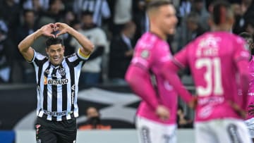 Atacante do Atlético-MG marcou dois gols contra o Independiente Del Valle