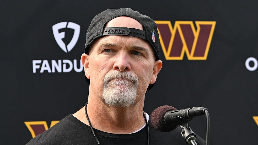 Washington Commanders head coach Dan Quinn