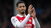 William Saliba, défenseur central d'Arsenal.