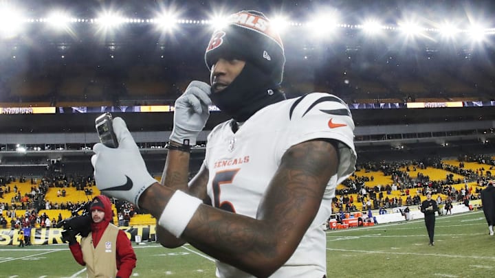 Cincinnati Bengals wide receiver Tee Higgins goes live on social media after defeating the Pittsburgh Steelers.