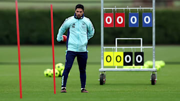 Arsenal FC Training Session And Press Conference - UEFA Champions League 2024/25 League Phase MD6