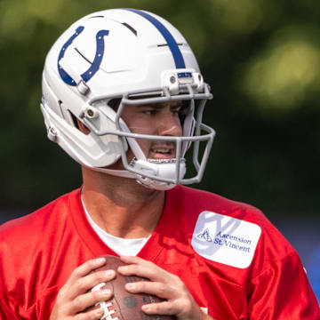 Colts QB Daniel Jones signed a one-year deal with the team, so he'll have motivation to produce for future financial benefit. 
