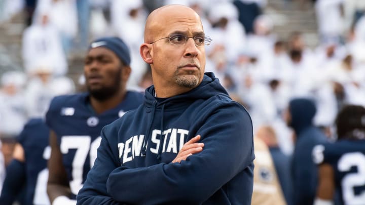 Penn State head football coach James Franklin