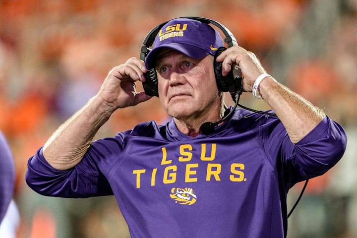 Louisiana State University Head Coach Brian Kelly. 
