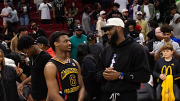 Los Angeles Lakers, Bronny James, LeBron James