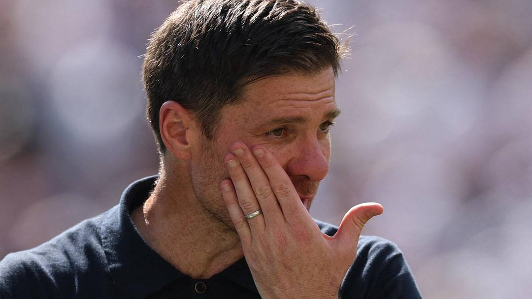 Jul 9, 2025; East Rutherford, New Jersey, USA; Real Madrid coach Xabi Alonso during a semifinal match of the 2025 FIFA Club World Cup at MetLife Stadium.
