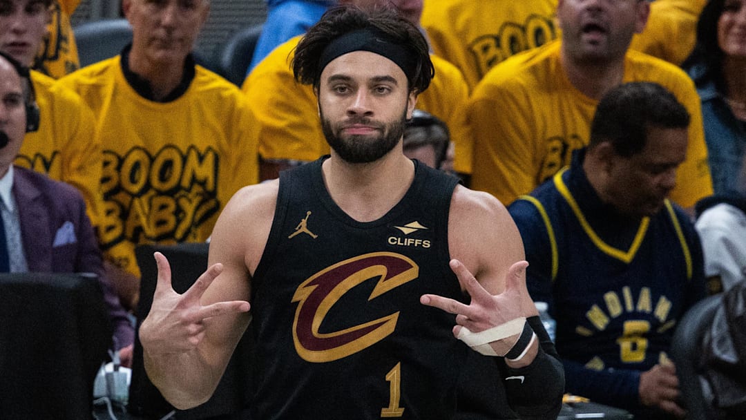 Cleveland Cavaliers guard Max Strus Cleveland Cavaliers guard Max Strus
