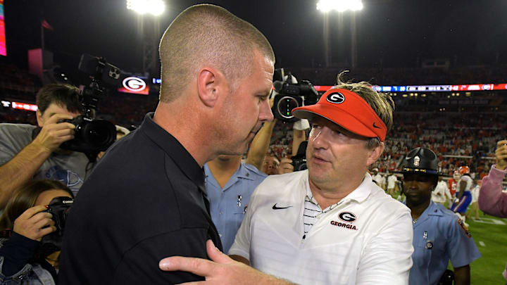 The Georgia Bulldogs have dominated the Florida Gators in recent years. The Georgia Bulldogs have dominated the Florida Gators in recent years.