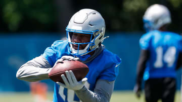 Detroit Lions wide receiver Tre'Quan Smith (10).