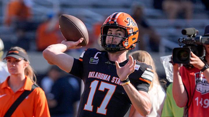 Oklahoma State quarterback Drew Mestemaker is climbing 2027 NFL mock draft boards, but is he really the top quarterback in the class?