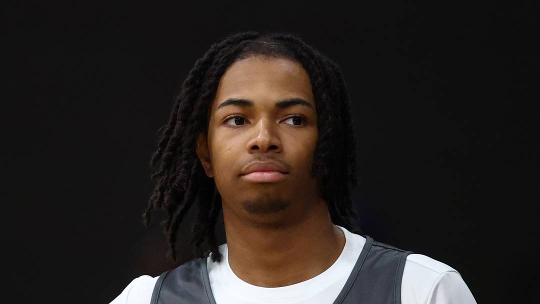 Mar 30, 2026; Goodyear, AZ, USA; Deron Rippey Jr (0) during the McDonalds All American Jam Fest at Millennium High School. Mandatory Credit: Mark J. Rebilas-Imagn Images Mar 30, 2026; Goodyear, AZ, USA; Deron Rippey Jr (0) during the McDonalds All American Jam Fest at Millennium High School. Mandatory Credit: Mark J. Rebilas-Imagn Images