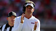 Mississippi Rebels head coach Lane Kiffin