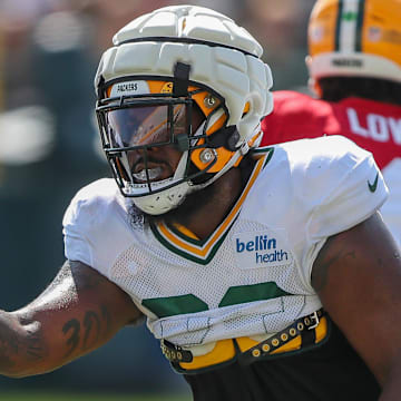 Green Bay Packers left tackle Rasheed Walker.