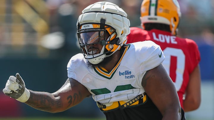 Green Bay Packers left tackle Rasheed Walker. Green Bay Packers left tackle Rasheed Walker.
