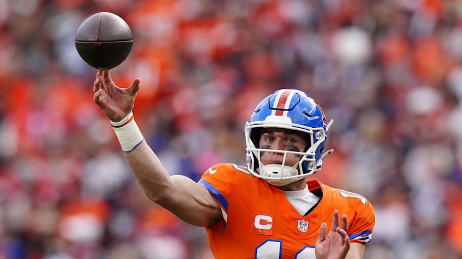 Denver Broncos quarterback Bo Nix